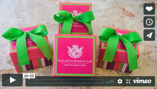 Behind the scenes: Customized Gift Boxes for Boca Raton Resort & Club