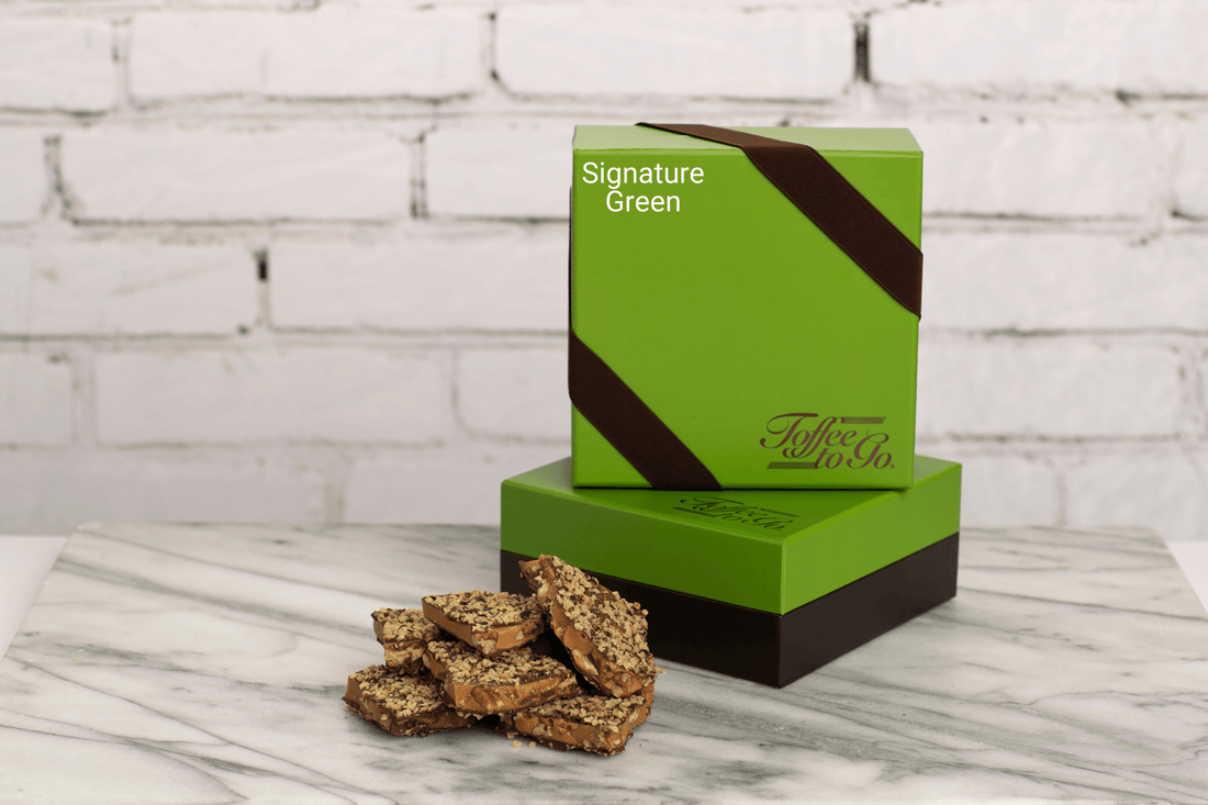 Dark Chocolate Pecan Toffee Signature Gift Box