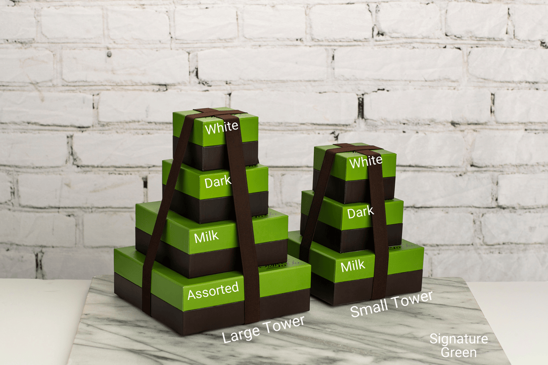 Signature Green Toffee Gift Towers