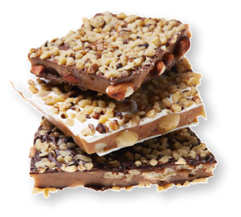 Assorted Toffee - stack of toffee